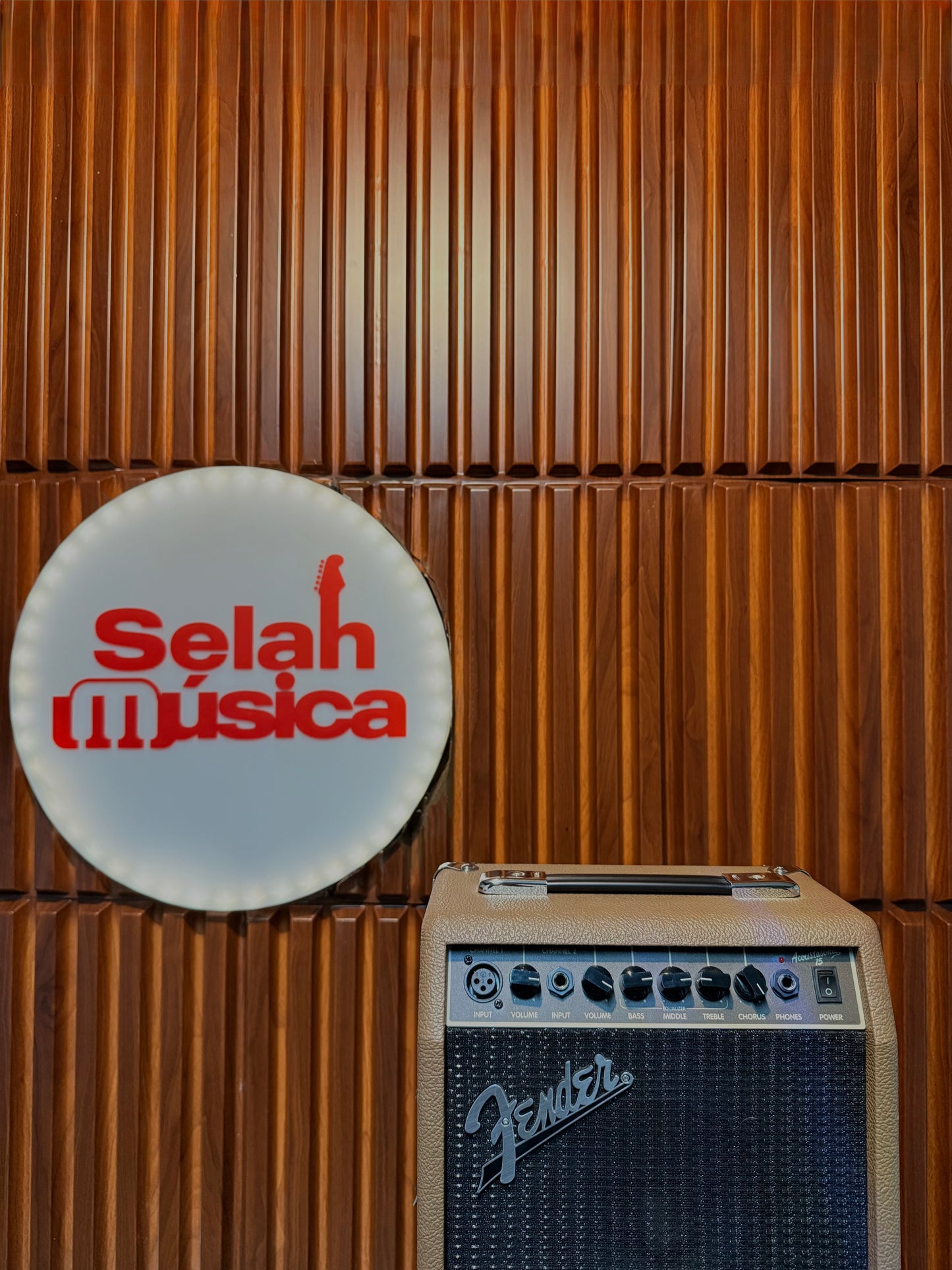 Amplificador para guitarra acústica Fender Acoustasonic 15W