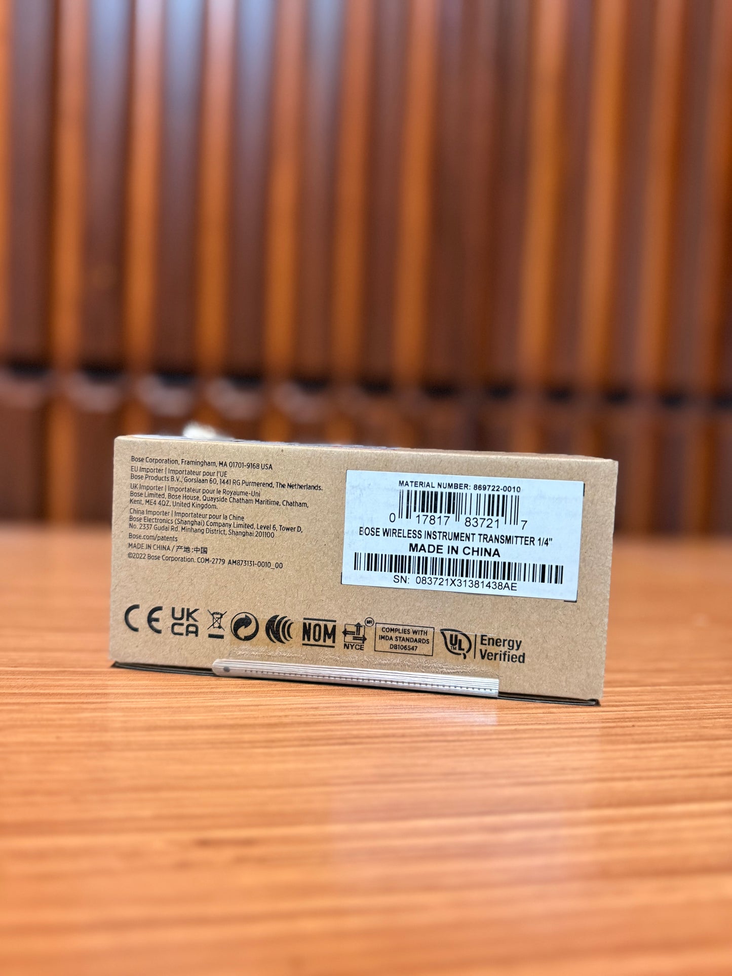 Transmisor Inalámbrico Bose para Instrumentos S1 Pro+