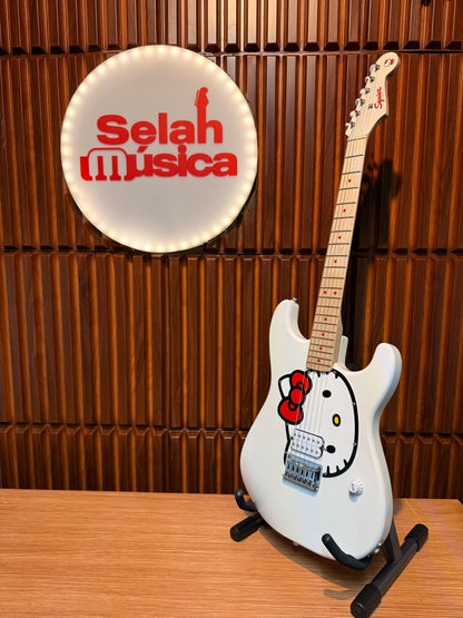 Guitarra Fender x Hello Kitty Stratocaster White Finish