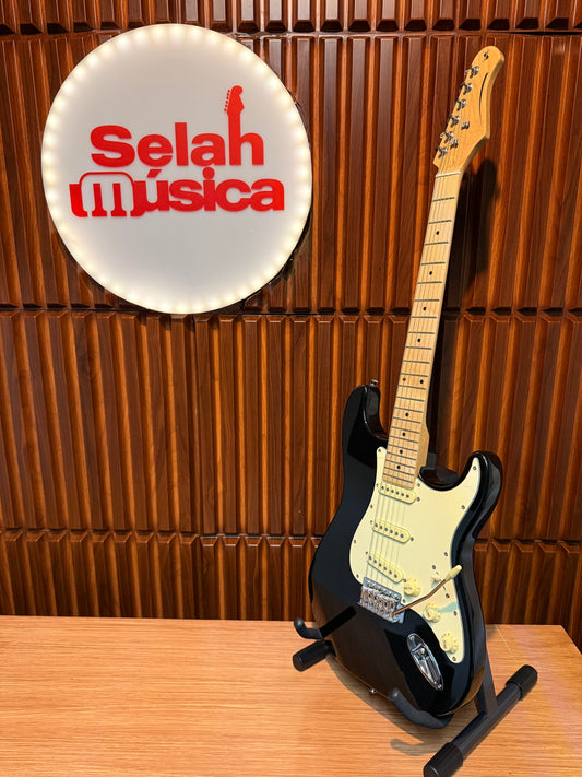 Guitarra Stagg Vintage Series SES-55 Black Finish