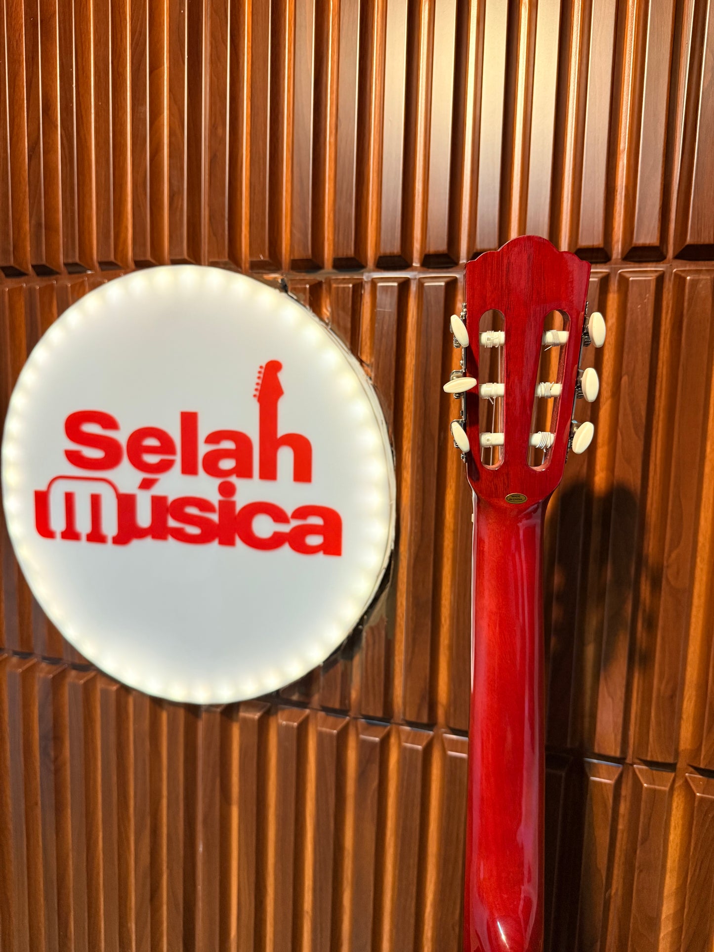 Guitarra acústica Stagg SCL50-RED