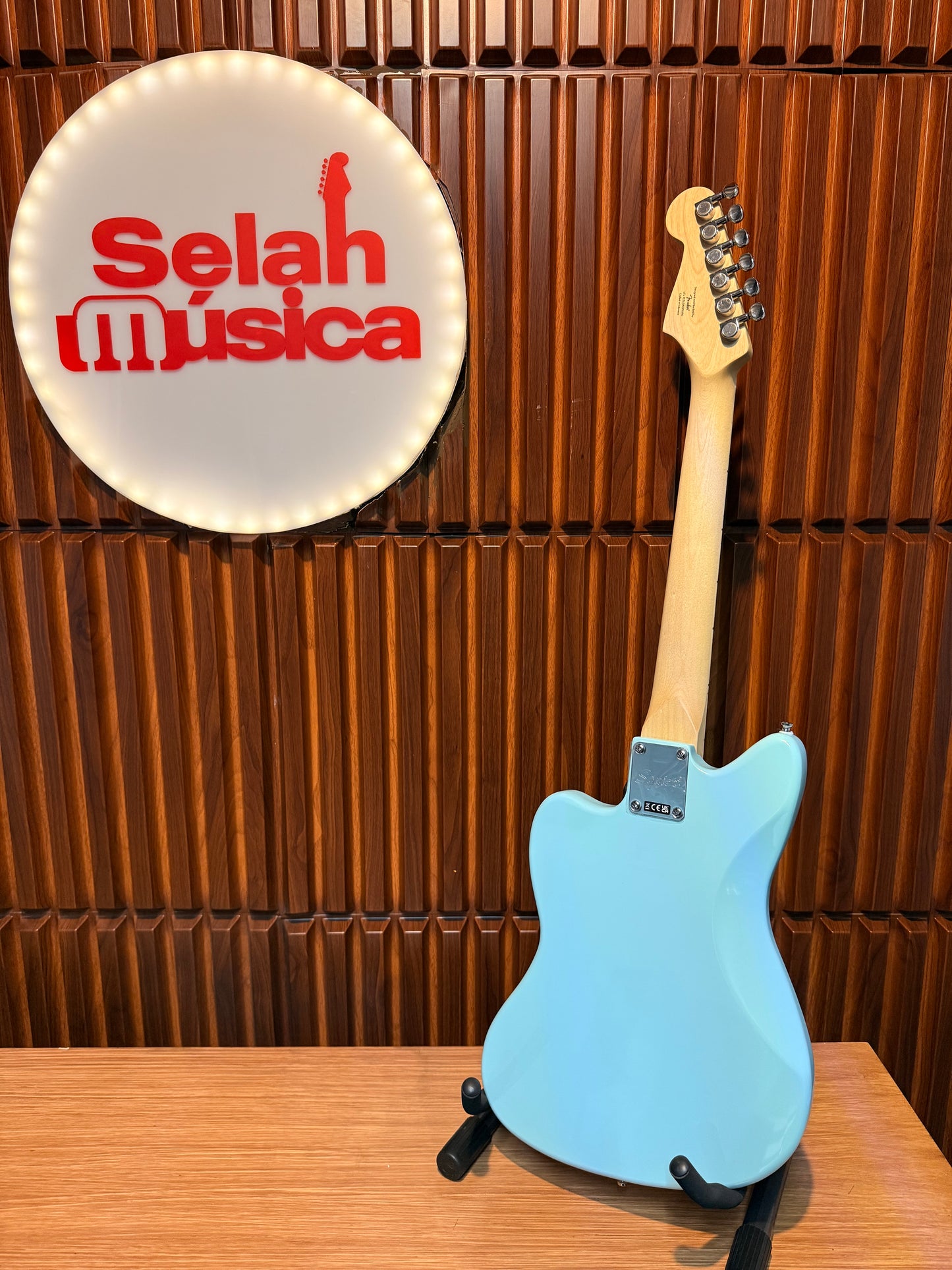 Guitarra Eléctrica Squier Mini Jazzmaster HH Daphne Blue