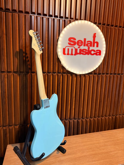 Guitarra Eléctrica Squier Mini Jazzmaster HH Daphne Blue