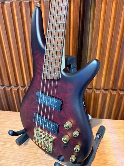 Bajo Eléctrico de 5 Cuerdas Ibanez SR305EDX WZM Wine Red Frozen Matte