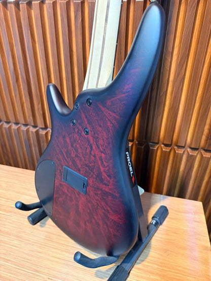 Bajo Eléctrico de 5 Cuerdas Ibanez SR305EDX WZM Wine Red Frozen Matte