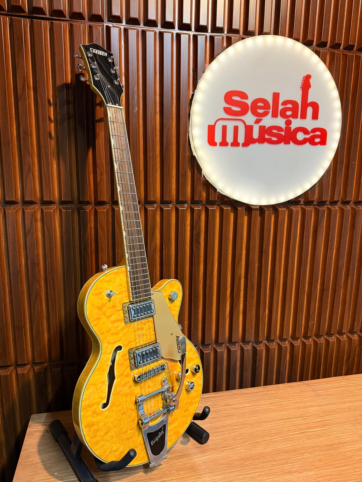 Guitarra Eléctrica Gretsch G5655T-QM Electromatic Center Block Jr Single-Cut Quilted Maple with Bigsby Speyside
