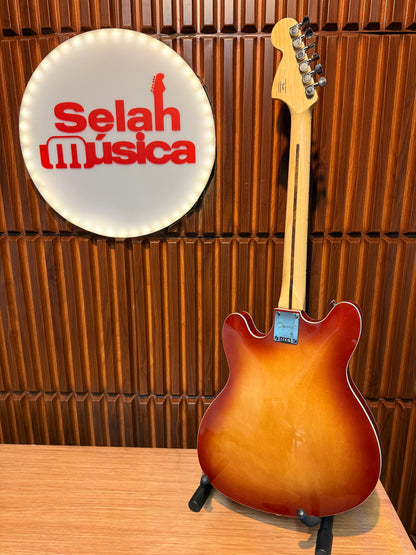 Guitarra Eléctrica Squier Affinity Series Starcaster Deluxe Semi-Hollowbody Sienna Sunburst