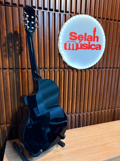 Guitarra Electroacústica Fender CN-140SCE Nylon Thinline Black