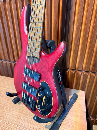 Bajo Eléctrico Cort Artisan B5 Element Open Pore Rojo