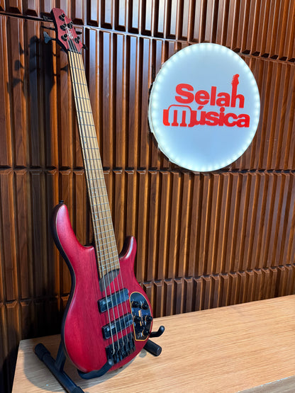 Bajo Eléctrico Cort Artisan B5 Element Open Pore Rojo