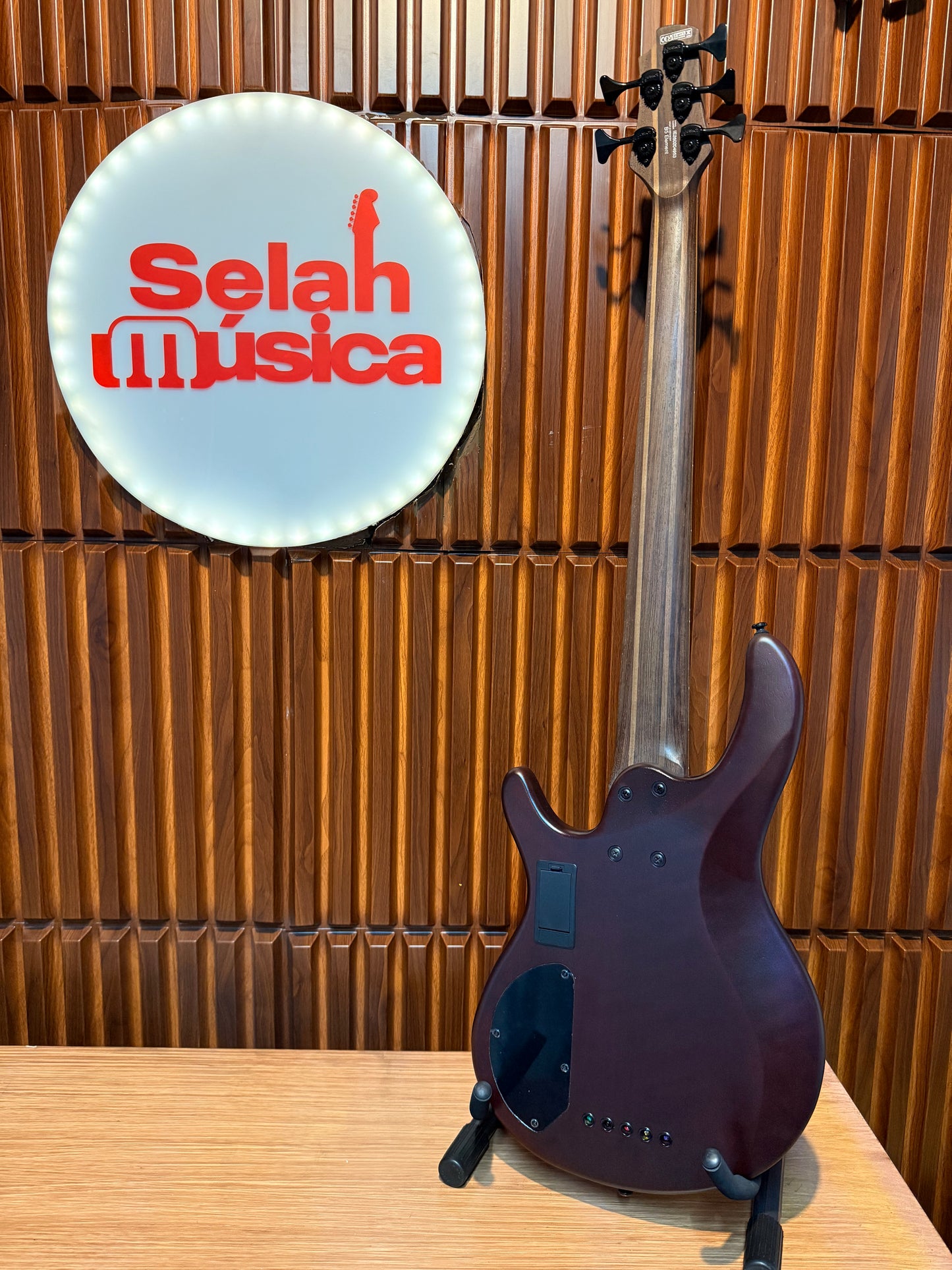 Bajo Eléctrico Cort Artisan B5 Element Open Pore Rojo