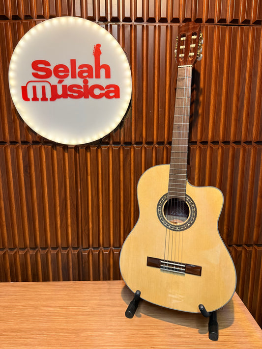 Guitarra Electroacústica La Sevillana UR-6CEQ