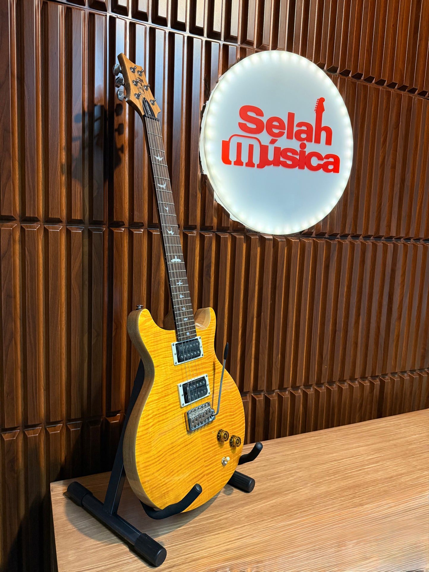 Guitarra PRS SE Santana Santana Yellow