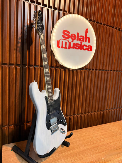 Guitarra Stagg SES-60 – white blonde