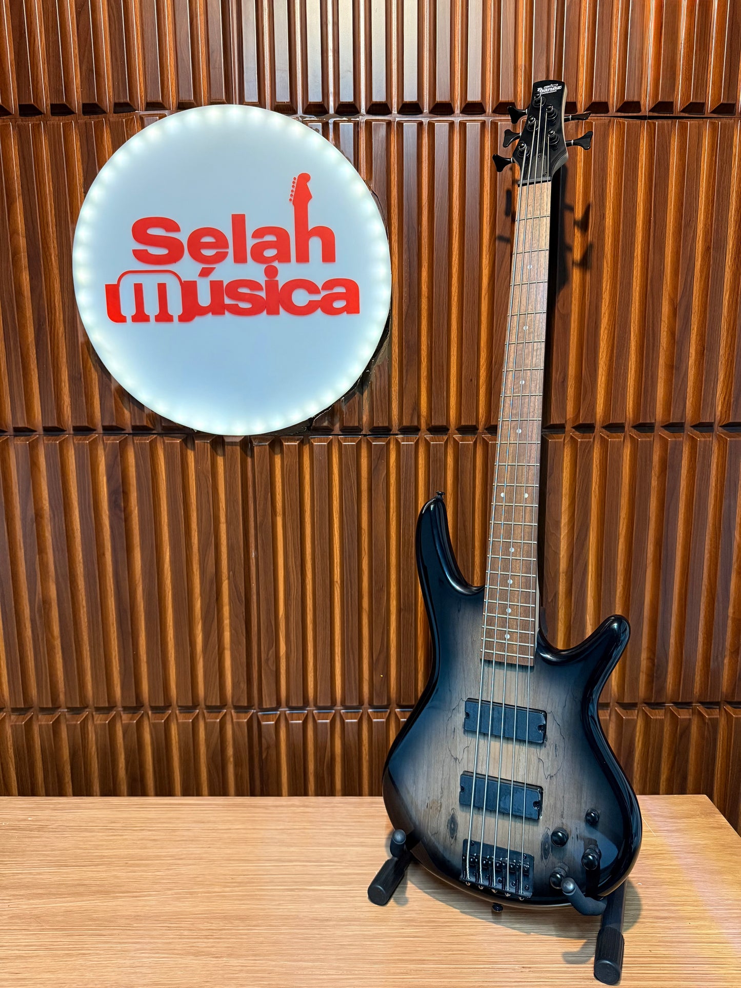 Bajo Eléctrico Ibanez GSR205SM 5 Cuerdas – Natural Gray Burst