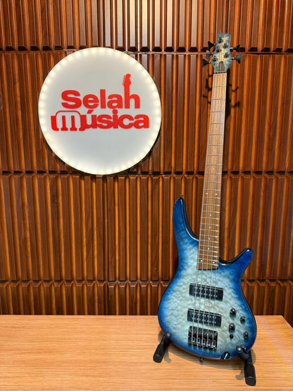 Bajo Eléctrico Ibanez SR405EQM-SCB – Azul Stained Burst Matte