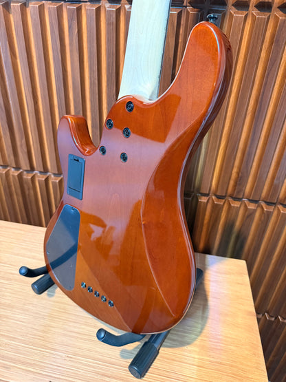 Bajo Eléctrico Cort GB Fusion 5 Cuerdas – Antique Brown Burst