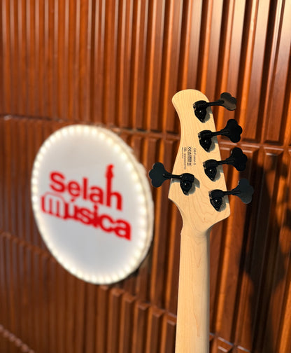 Bajo Eléctrico Cort GB Fusion 5 Cuerdas – Antique Brown Burst