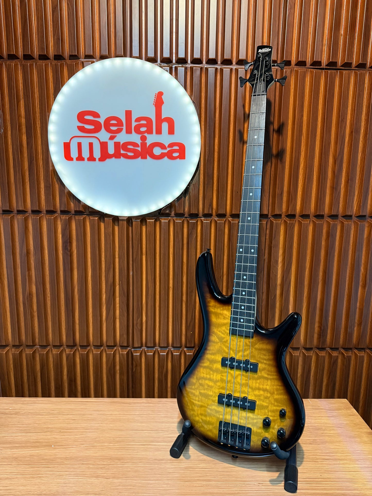 Bajo Eléctrico Ibanez GSR280QA – Transparent Yellow Sunburst