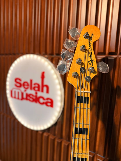 Bajo Eléctrico Squier Classic Vibe ‘70s Jazz Bass V 5 Cuerdas – Natural