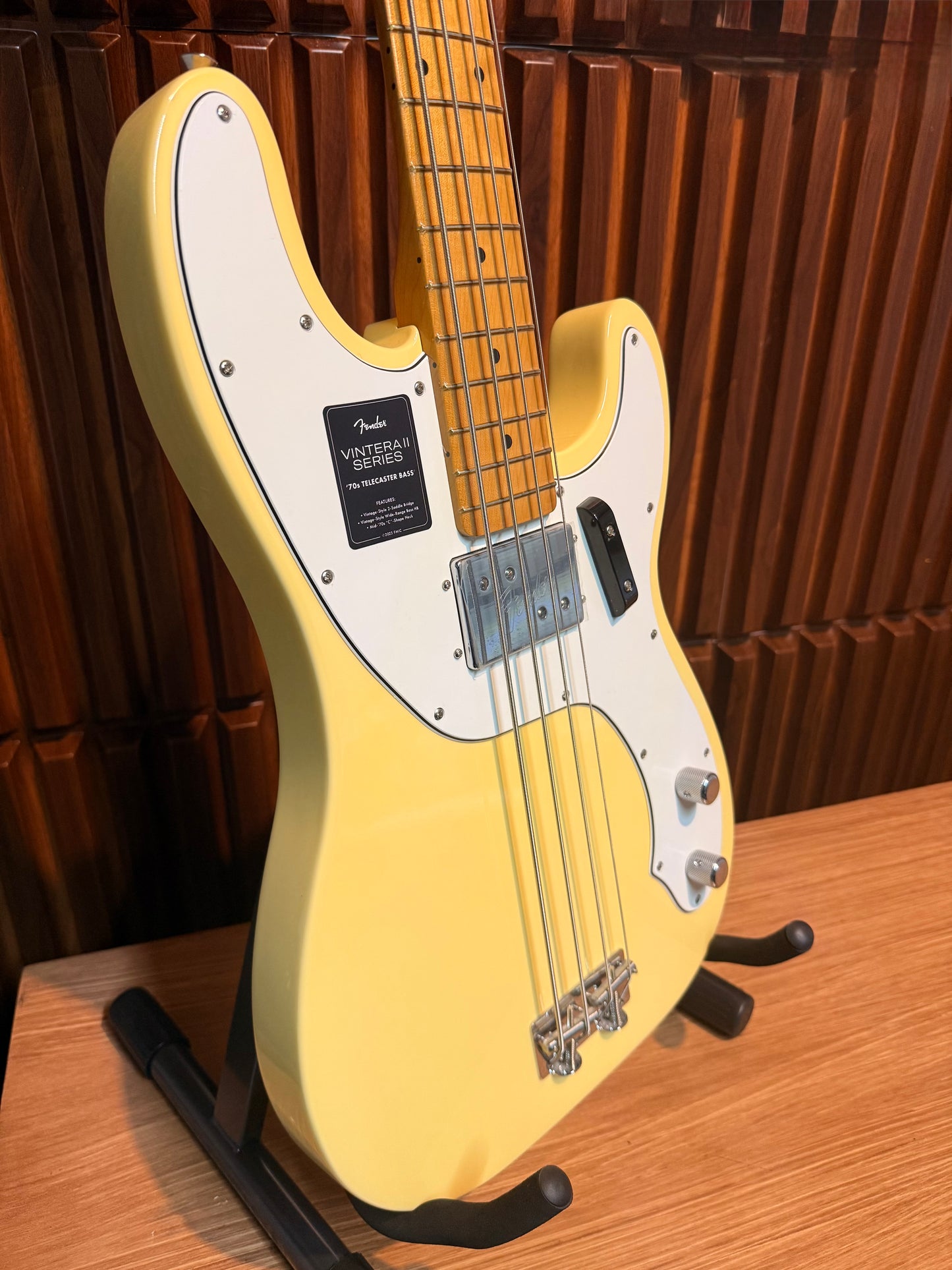 Bajo eléctrico Fender Vintera II ‘70s Telecaster Bass – Vintage Blonde