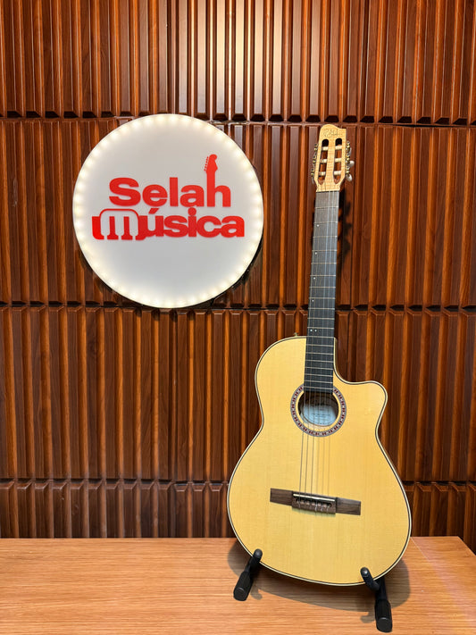 Guitarra electroacústica Godin Arena Flame Maple CW – Natural