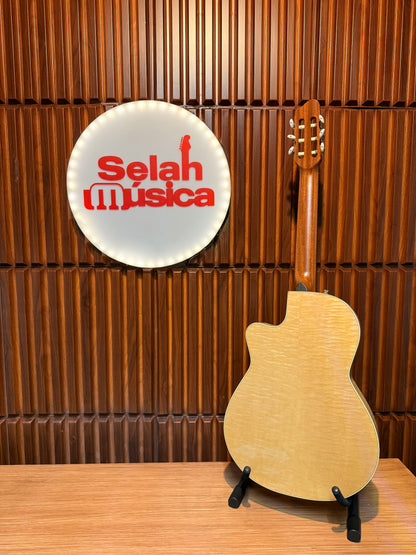 Guitarra electroacústica Godin Arena Flame Maple CW – Natural