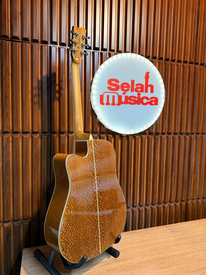 Guitarra electroacústica Stagg SA45-DCE-LW – Natural