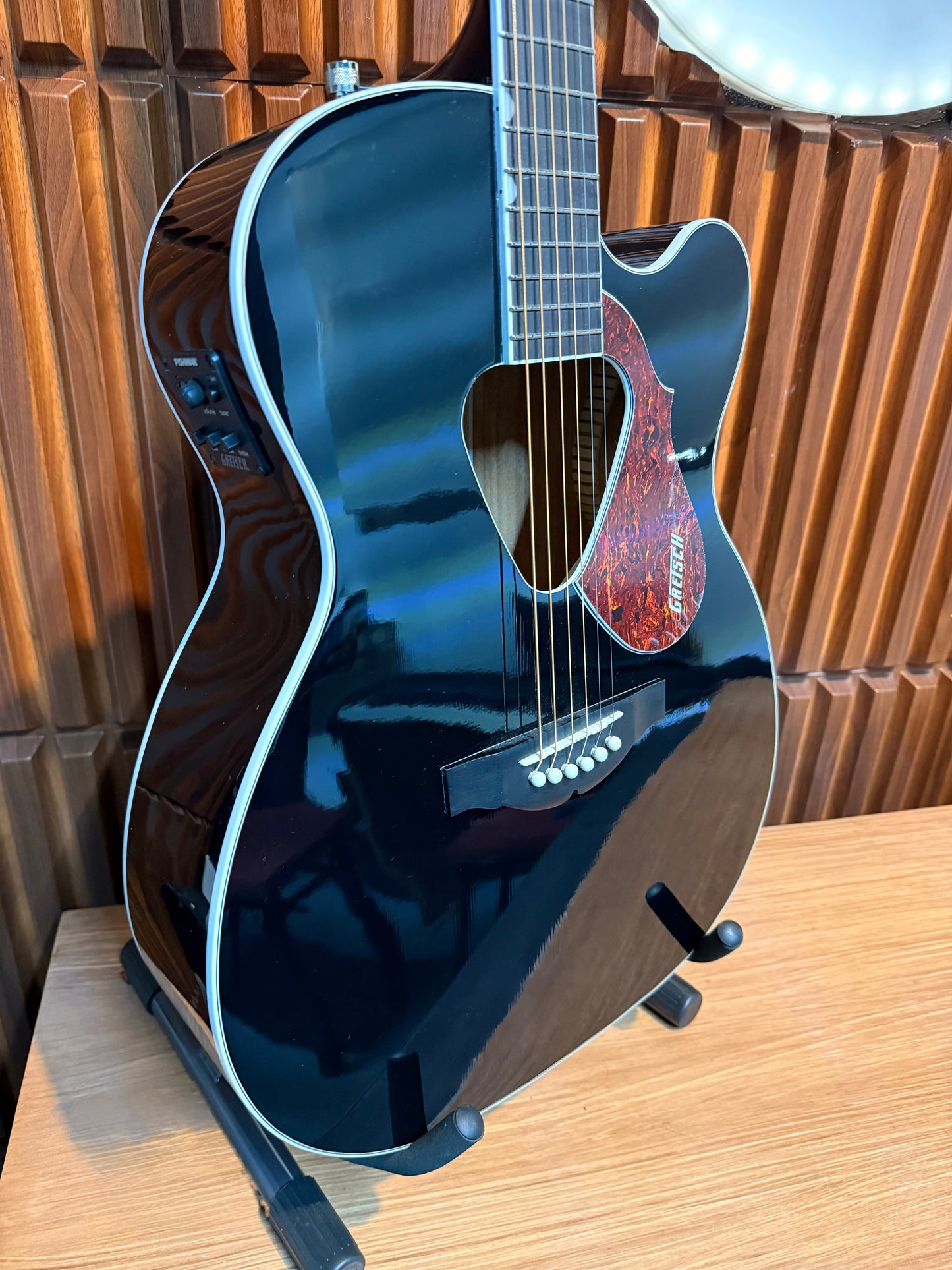 Guitarra electroacústica Gretsch G5013CE Rancher Jr. Cutaway – Black