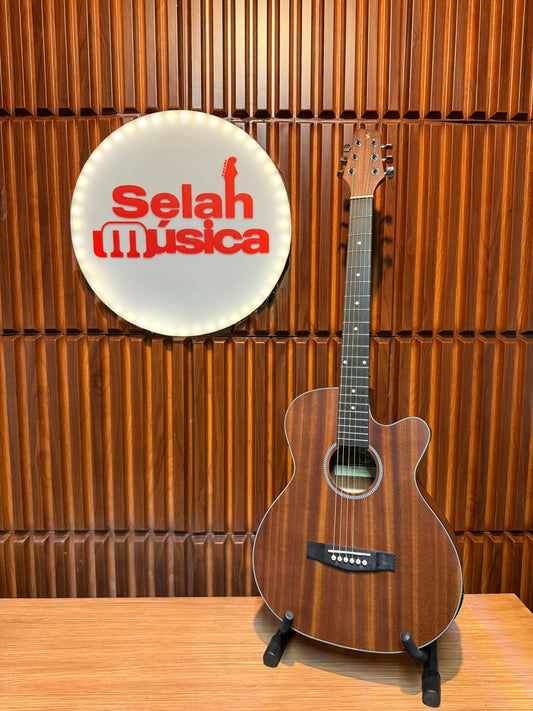 Guitarra electroacústica Stagg SA25-ACE-MAHO – Caoba