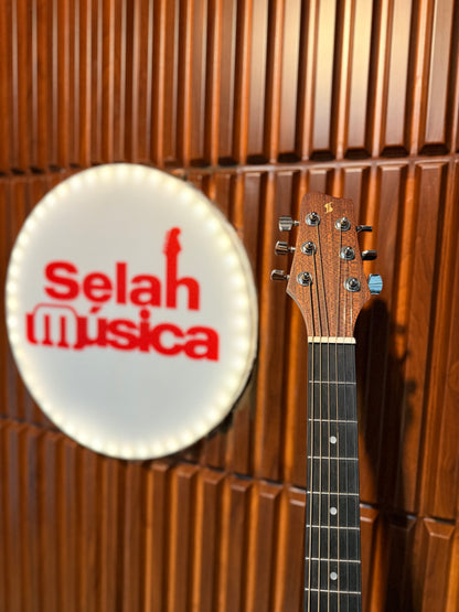 Guitarra electroacústica Stagg SA25-ACE-MAHO – Caoba