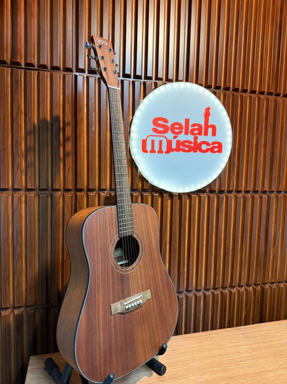 Guitarra acústica Campero XM-42MH-MT color café mate