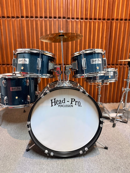 Batería infantil Head Pro Azul Sparkle