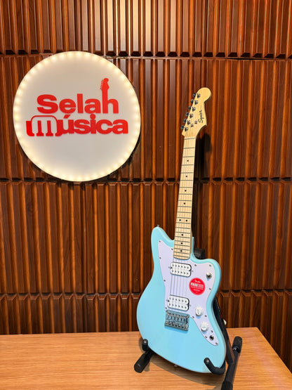 Guitarra Eléctrica Squier Mini Jazzmaster HH Daphne Blue