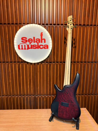 Bajo Eléctrico de 5 Cuerdas Ibanez SR305EDX WZM Wine Red Frozen Matte