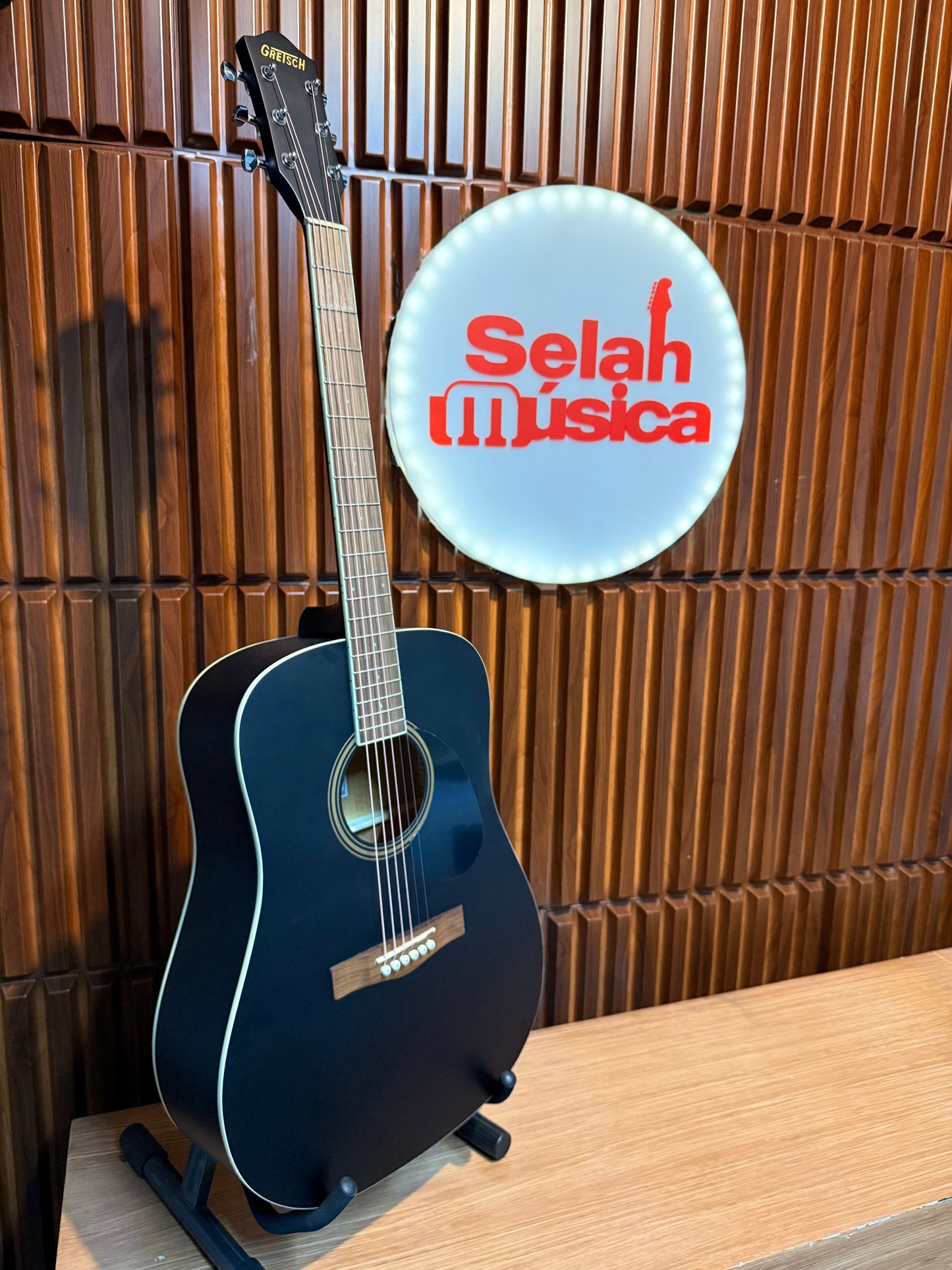 Guitarra Acústica Gretsch Prelude D100 Dreadnought Black