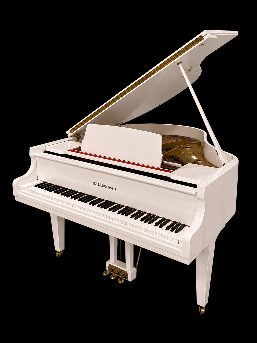 Piano Acústico D.H. Baldwin 1/4 de Cola Blanco