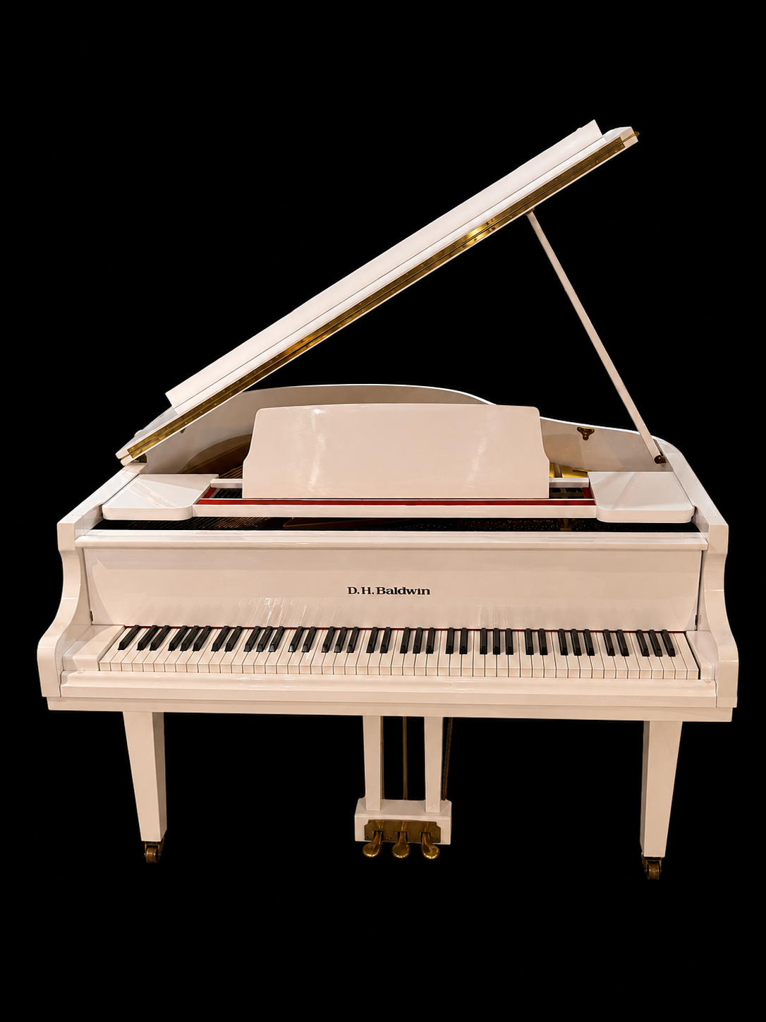 Piano Acústico D.H. Baldwin 1/4 de Cola Blanco