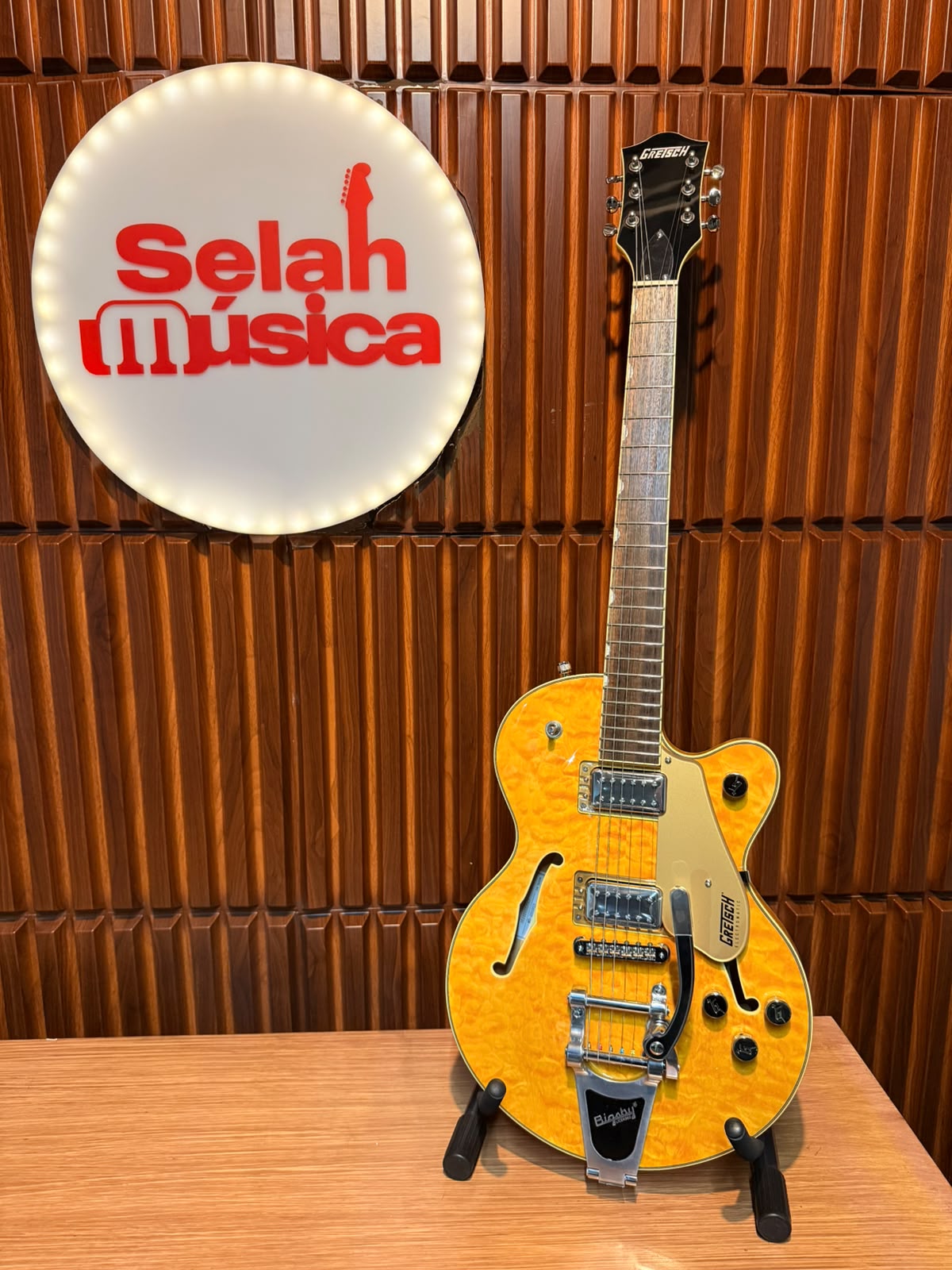 Guitarra Eléctrica Gretsch G5655T-QM Electromatic Center Block Jr Single-Cut Quilted Maple with Bigsby Speyside