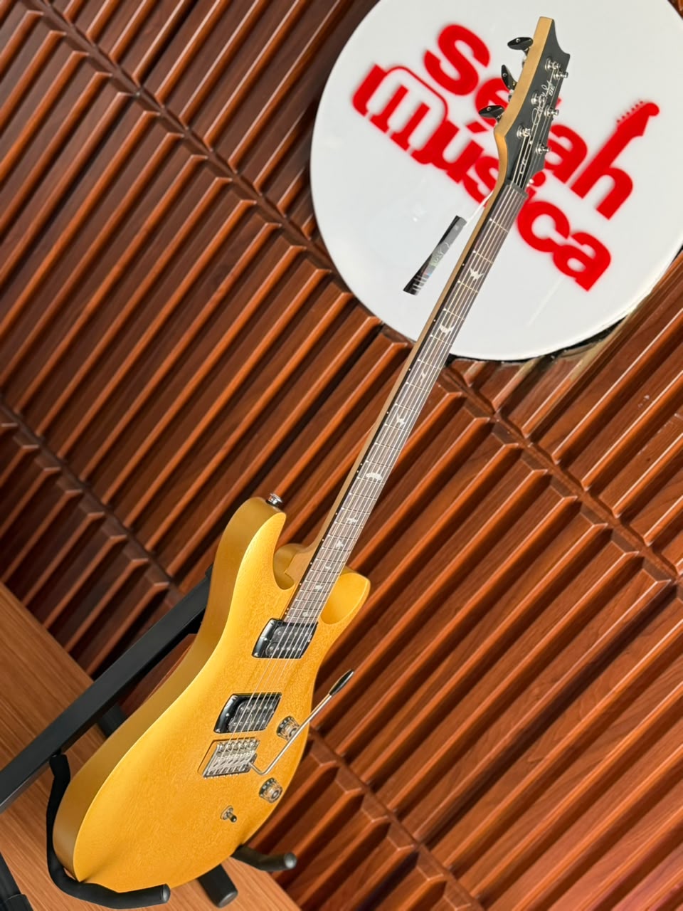 PRS SE CE24 Standard Satin, Metallic Gold, Guitarra Electrica