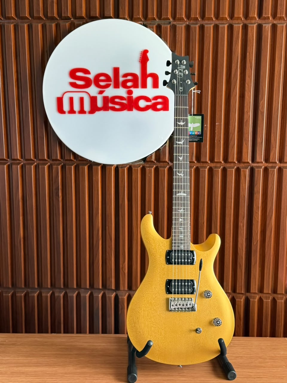 PRS SE CE24 Standard Satin, Metallic Gold, Guitarra Electrica