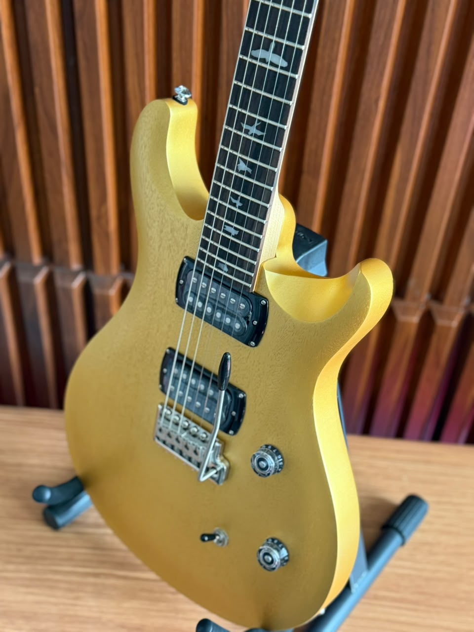 PRS SE CE24 Standard Satin, Metallic Gold, Guitarra Electrica